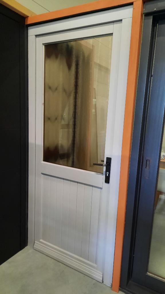 deur half glas, Neuf, Porte extérieure, Enlèvement, 80 à 100 cm