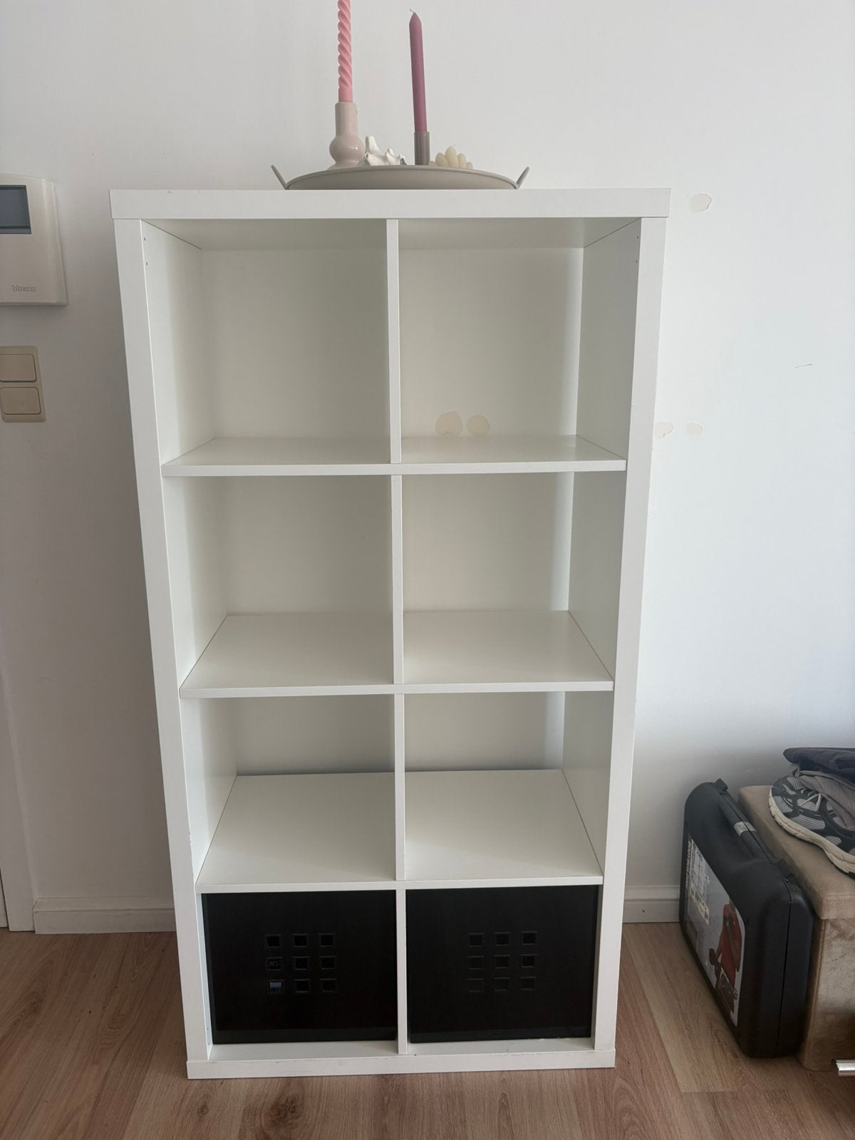 Ikea Kallax vakkenkast 2x4, Ophalen, 100 tot 150 cm, 50 tot 100 cm, Zo goed als nieuw
