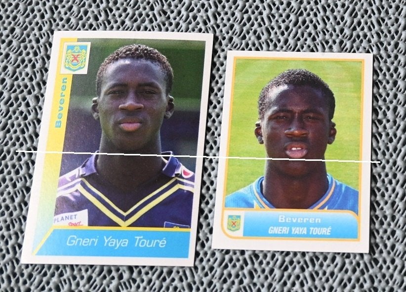 Panini / Football 03 + 04 / Yaya Toure /Beveren, Verzenden, Gebruikt, Poster, Plaatje of Sticker