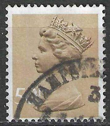 Grande-Bretagne 1977 - Yvert 821 - Reine Elisabeth II (ST), Timbres & Monnaies, Envoi, Affranchi