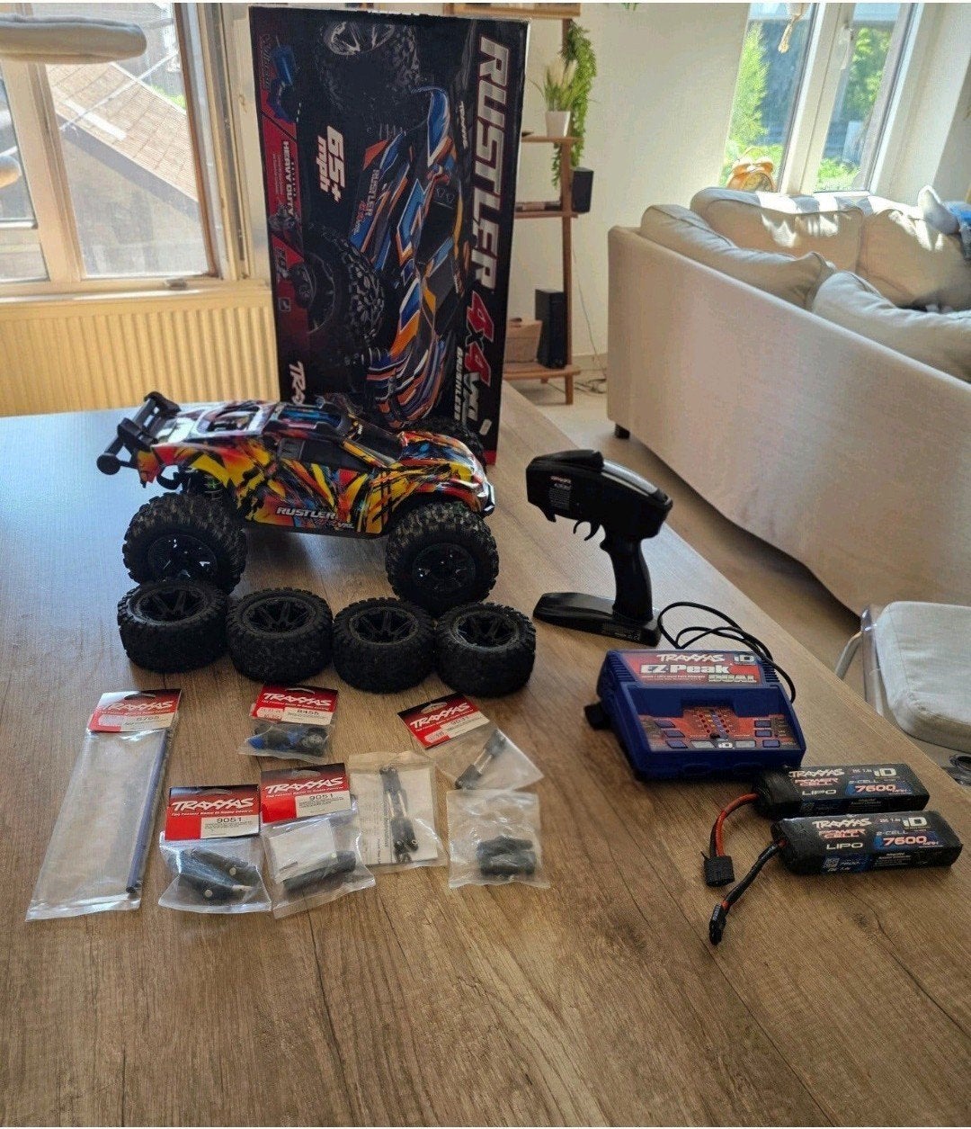 traxxas rustler 4x4 vxl rtr, Enlèvement, Utilisé, Échelle 1:10, Électro