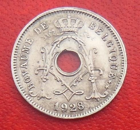 1928 5 centimes Albert 1er en FR, Envoi, Métal, Monnaie en vrac