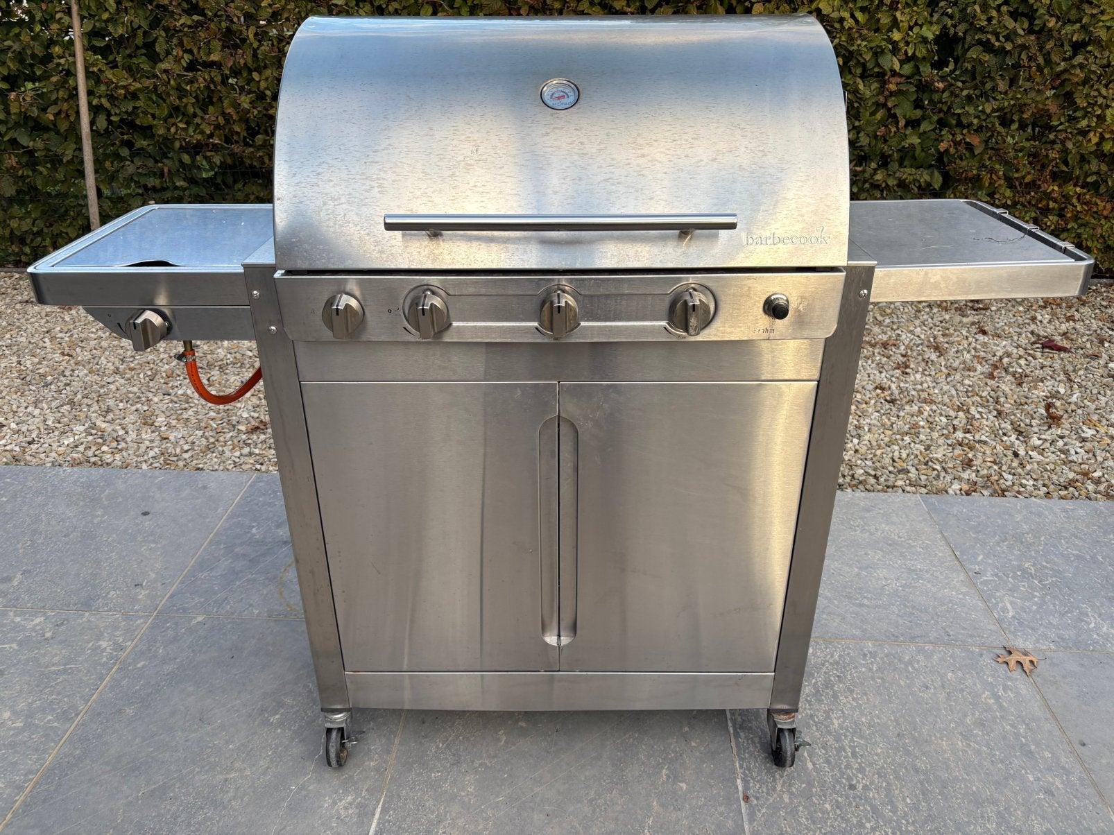 Gas bbq barbecook, Tuin en Terras, Ophalen, Gebruikt