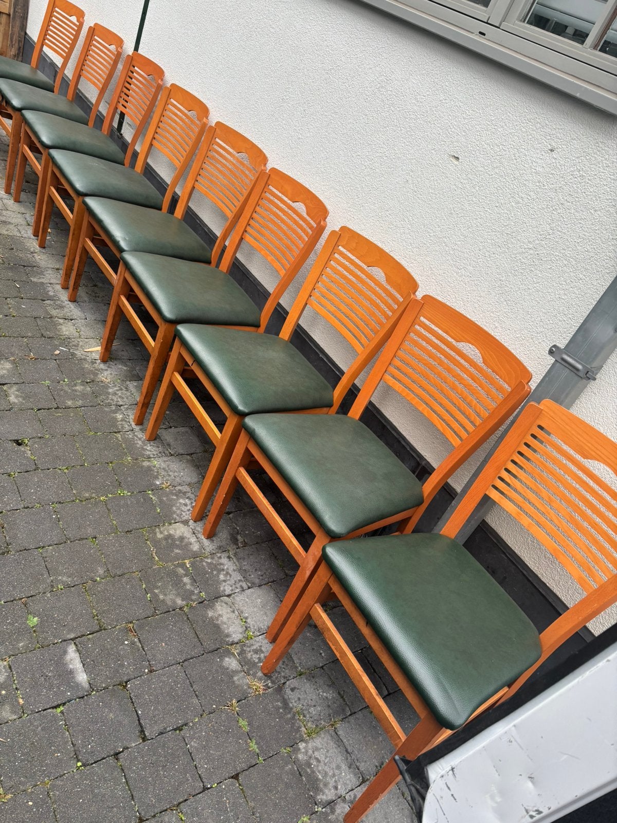 Houten horeca stoelen, Ophalen, Gebruikt, Bruin, Vijf, Zes of meer stoelen