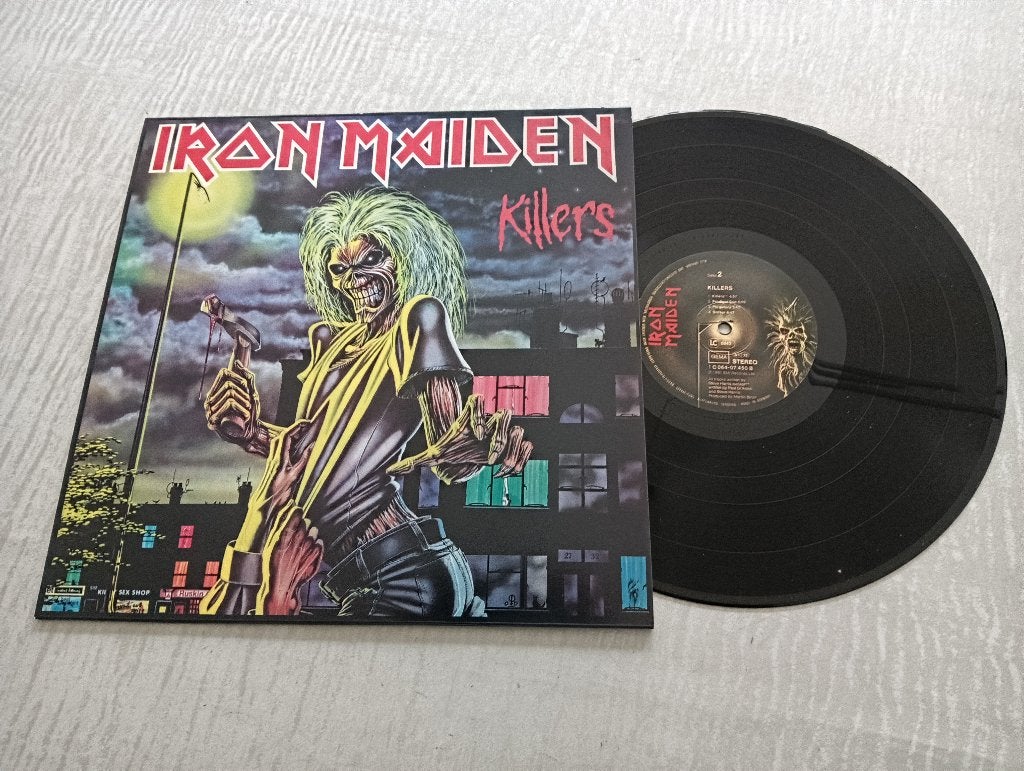 Iron Maiden  Lp  Killers - black vinyl, Cd's en Dvd's, Vinyl | Hardrock en Metal, LP, Heavy metal, Zo goed als nieuw, 12 inch