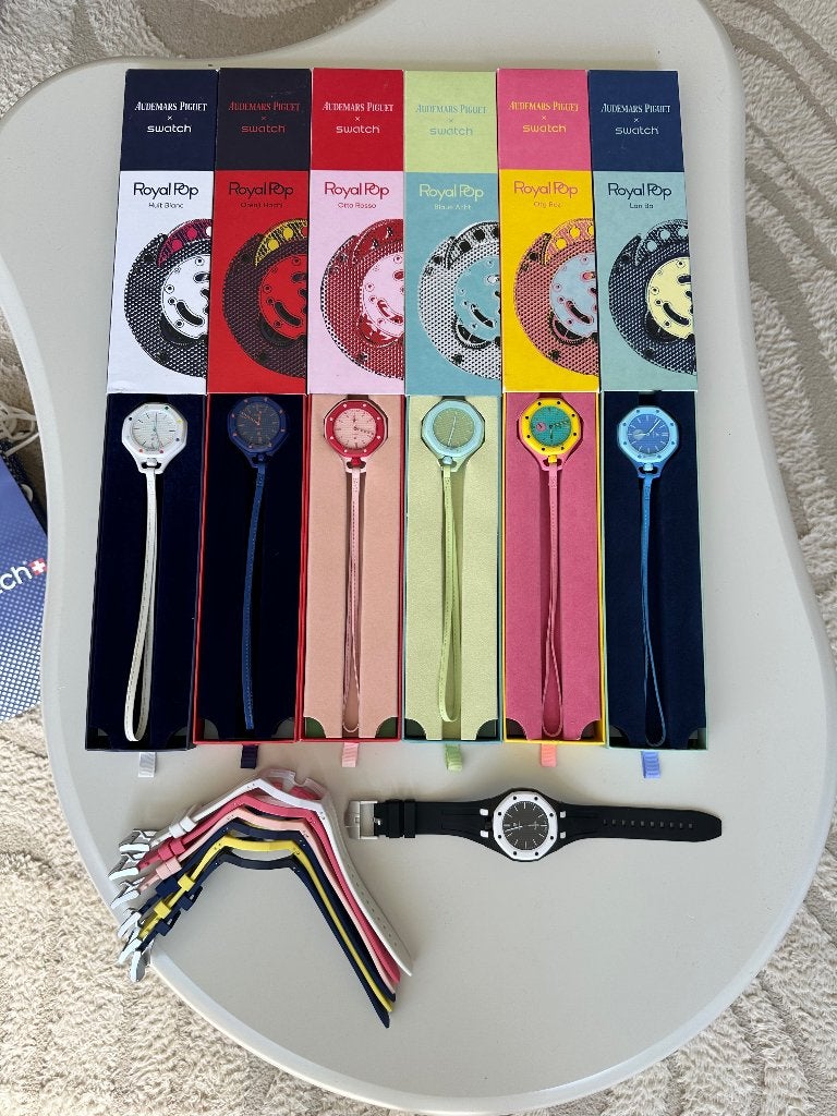 Audemars Piguet x Swatch Royal Pop, Bijoux, Sacs & Beauté, Montres | Hommes, Neuf, Montre de poche, Swatch, Synthétique, Synthétique