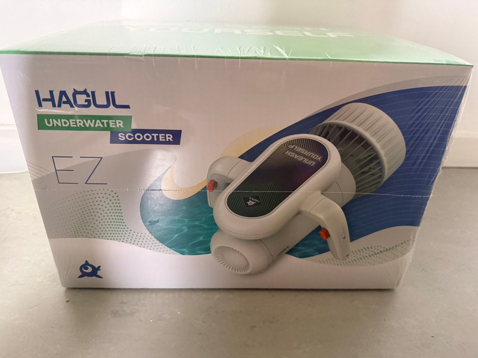 Onderwaterscooter, Ophalen, Zo goed als nieuw