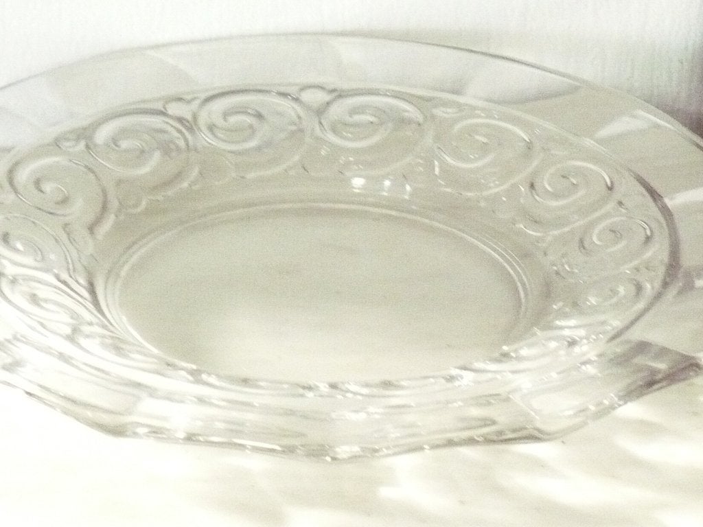 coupe luxval art deco /val st lambert, Ophalen of Verzenden