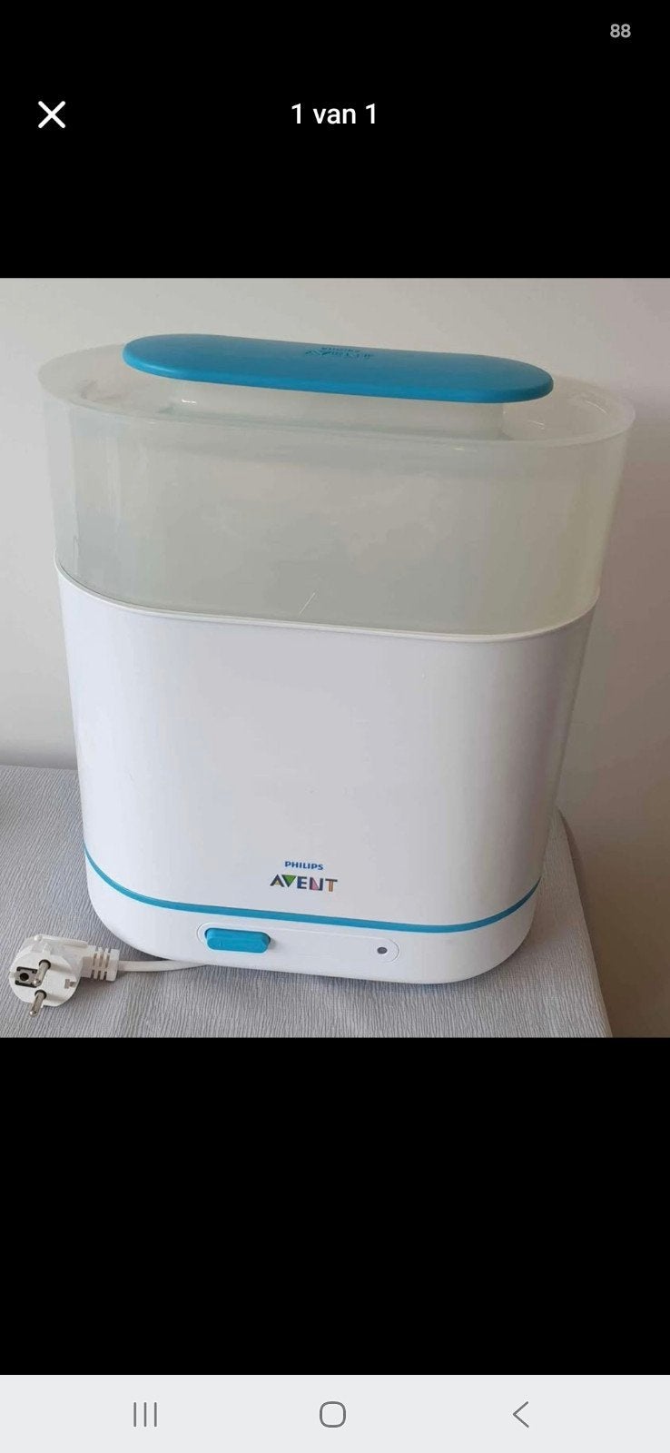 sterilisator philips, Ophalen, Sterilisator
