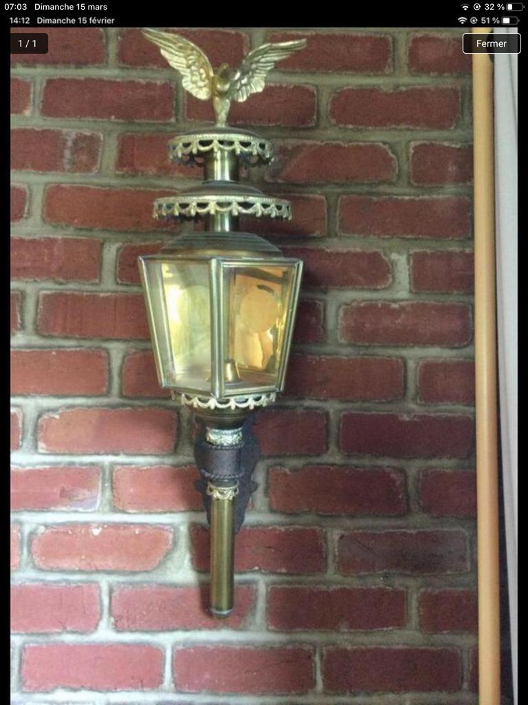 LAMPE DE FIACRE, Antiquités & Art