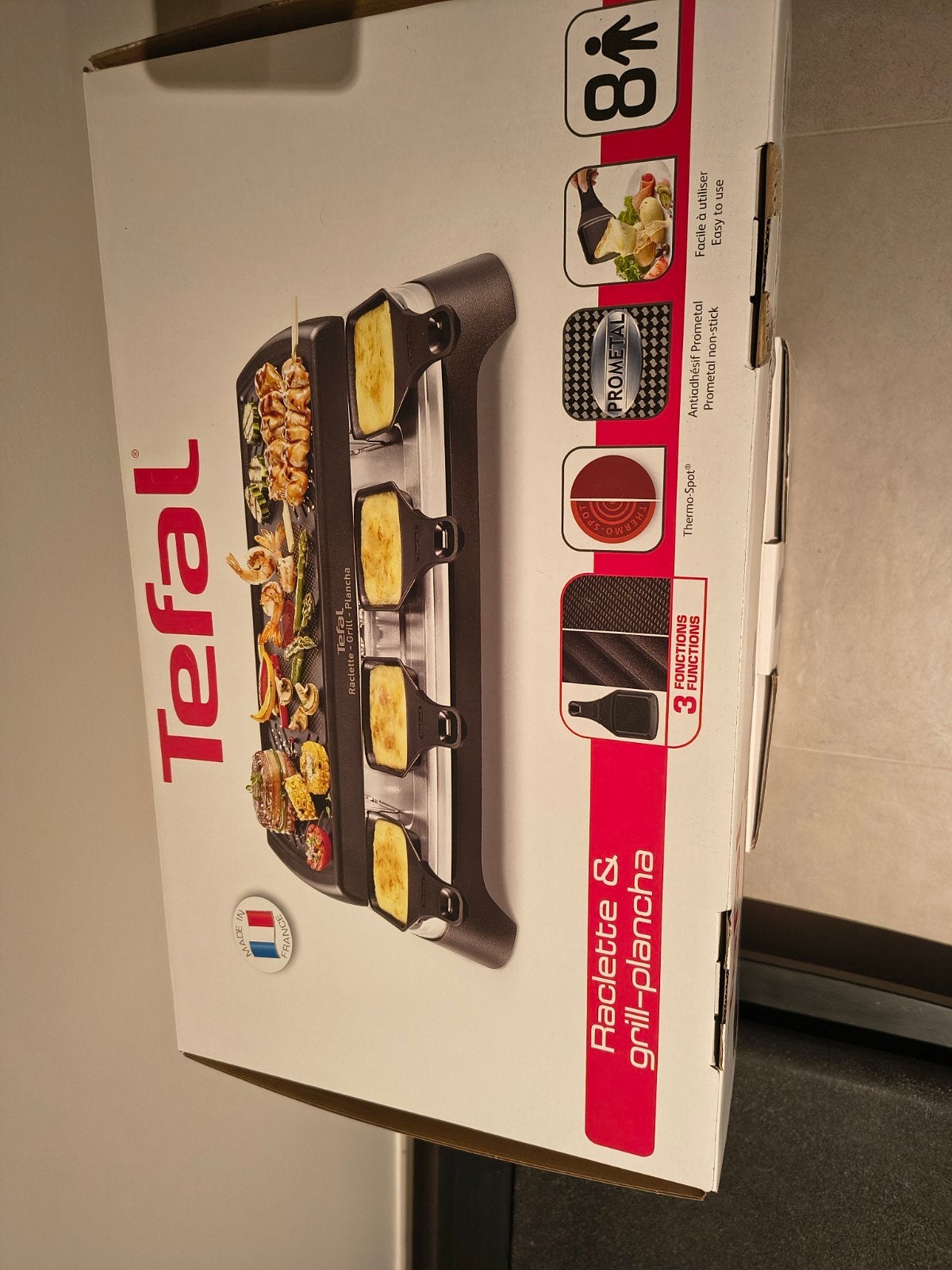 Tefal raclette grill-plancha- gourmet, Electroménager, Appareils à gourmet, Enlèvement