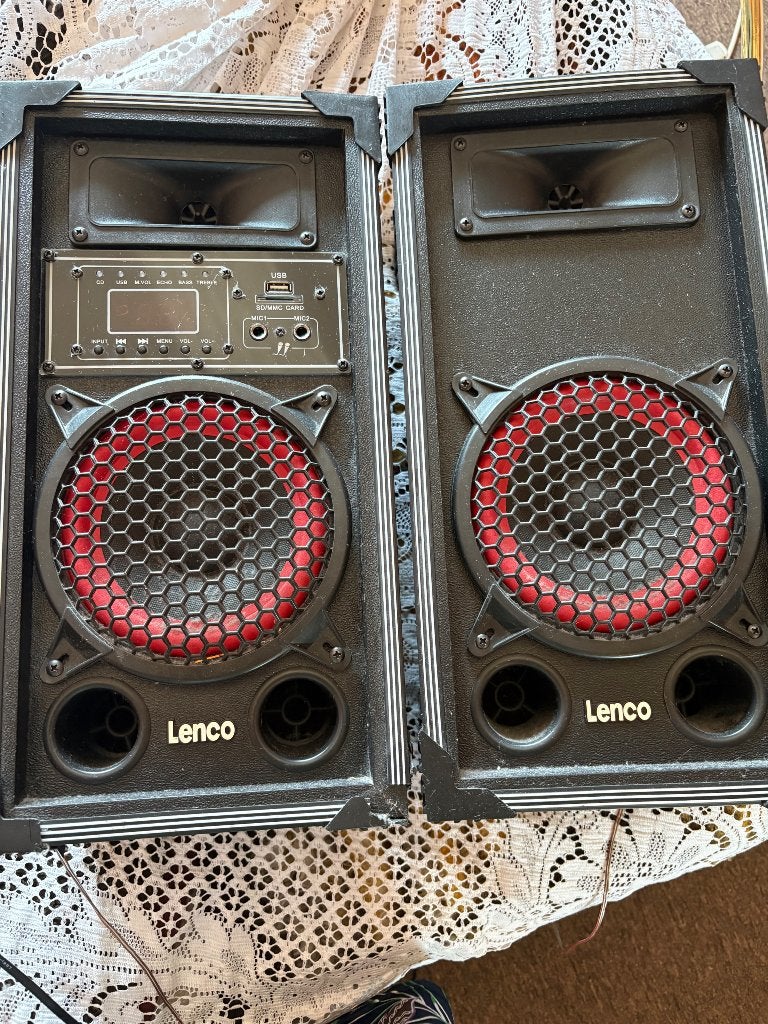 Lenco multimedia active stage speaker, Audio, Tv en Foto, Luidsprekerboxen, Ophalen, Gebruikt, Minder dan 60 watt