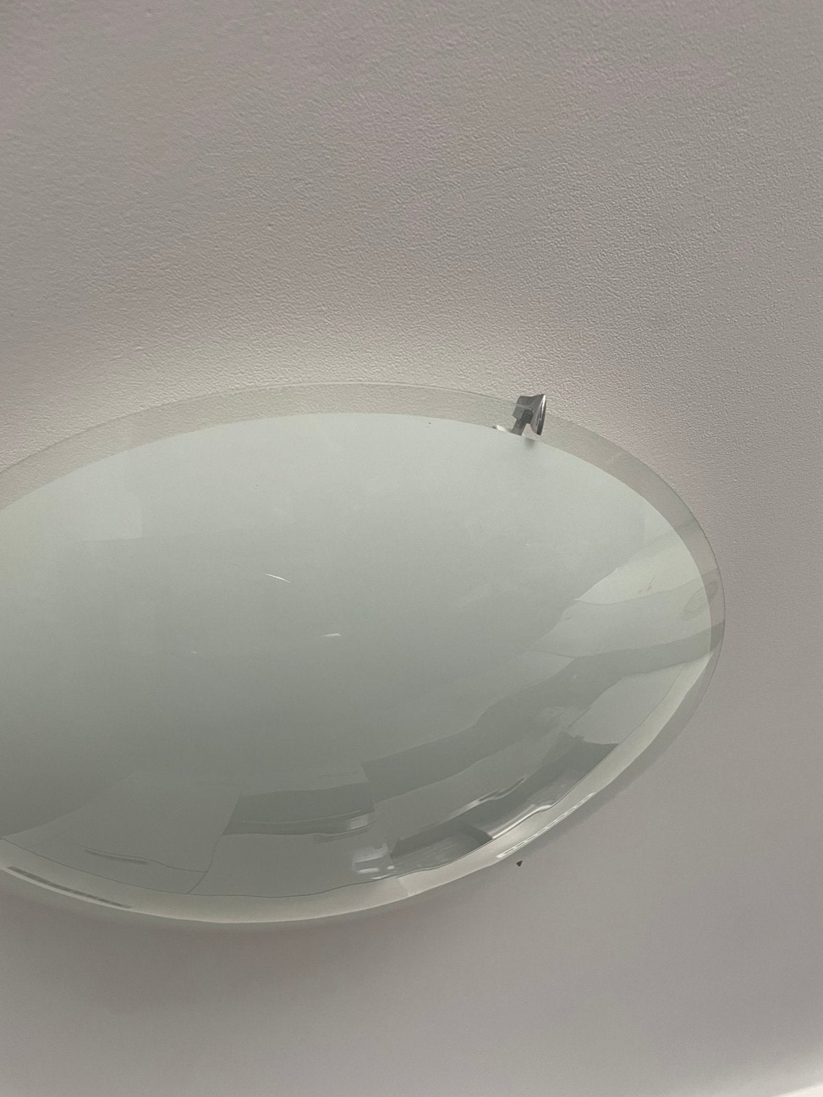 Ronde plafondlamp / plafonnière met glazen kap – Ø 40 cm, Huis en Inrichting, Ophalen, Zo goed als nieuw, Plafondlamp, LED