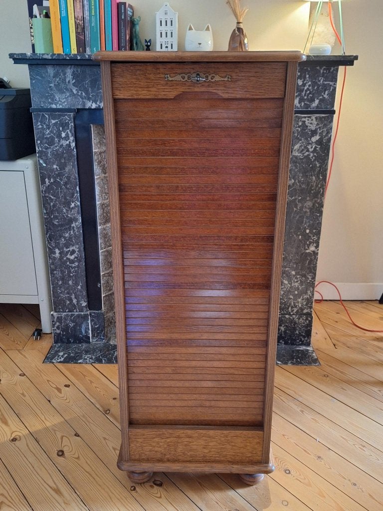 Armoire classeur à rideau, 25 à 50 cm, Avec serrure, Comme neuf, Enlèvement