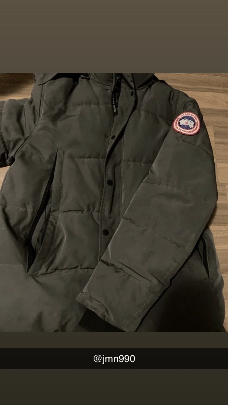 canada goose, Kleding | Heren, Verzenden, Gedragen, Maat 48/50 (M), Grijs