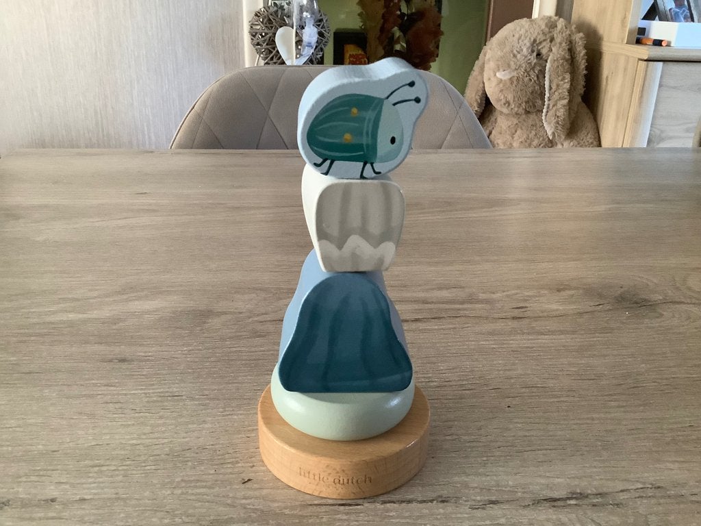 Little Dutch houten stapeltoren (17 cm), Ophalen of Verzenden, Zo goed als nieuw, Taal en Lezen