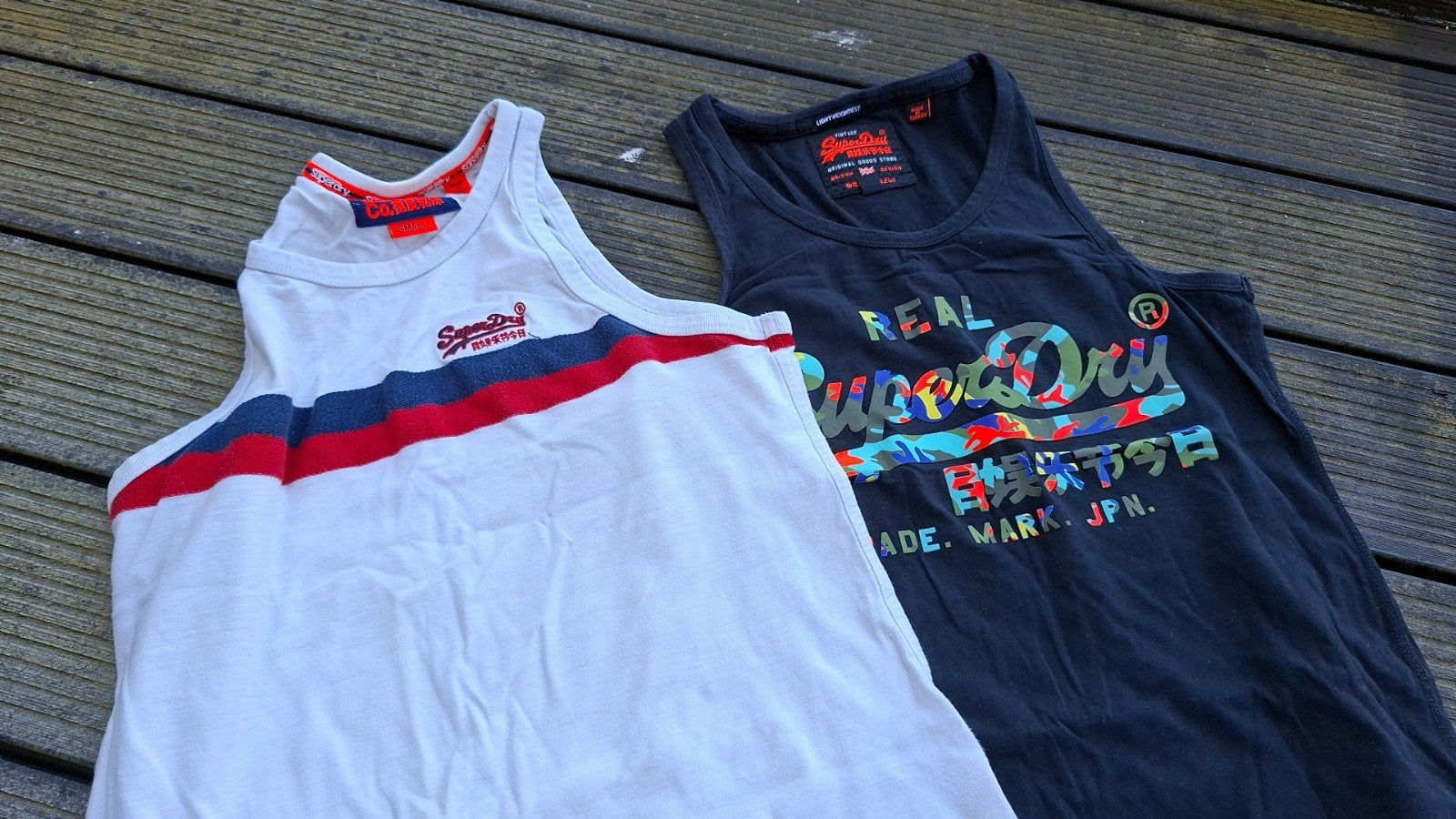 2x Marcelleke mt S, Enlèvement ou Envoi, Autres couleurs, SuperDry, Porté