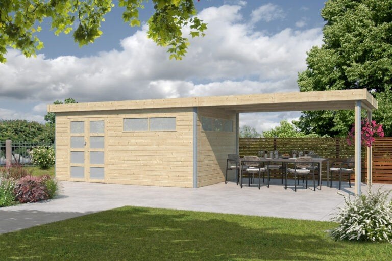 NIEUW Modern tuinhuis 5104EXT400ISO, Verzenden, Nieuw