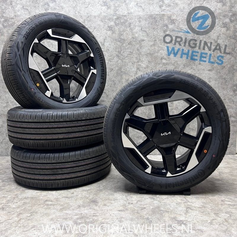 18 inch originele velgen + zomerbanden Kia Sportage 52910-P1, Pneus et Jantes, Pneus été, -, 18 pouces