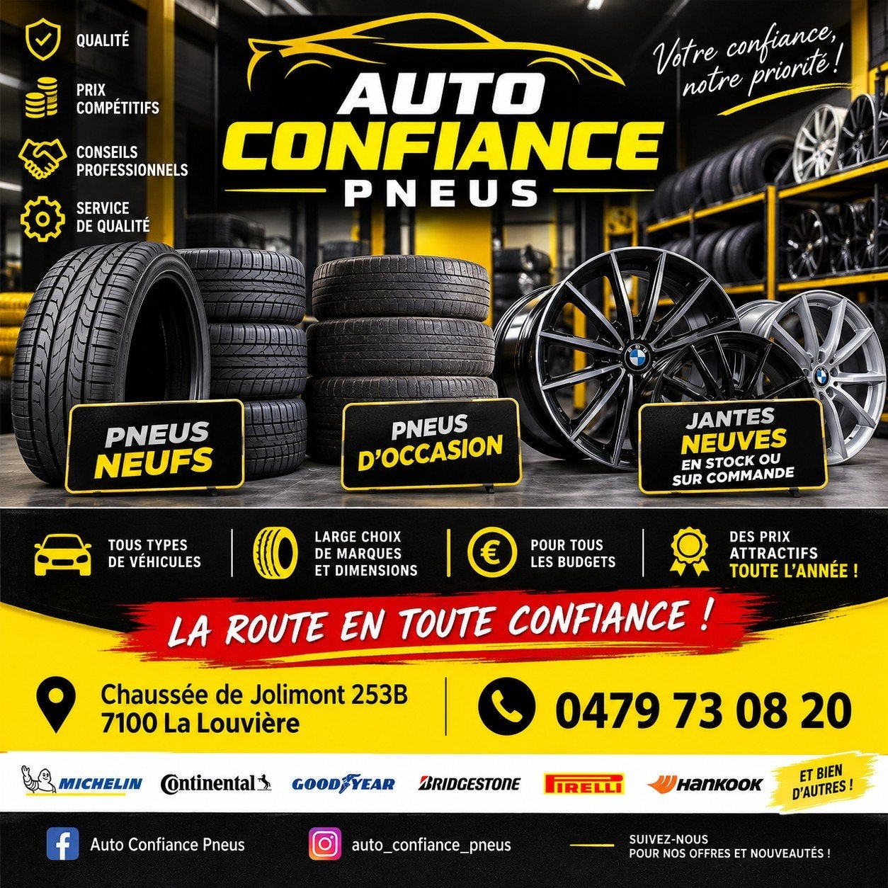 Pneus & jantes occasion et nouveau à La Louvière, Auto-onderdelen, Ophalen, Band(en)