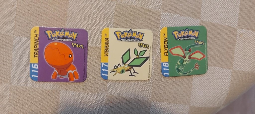 aimants, jouets, pokemon, Trapinch, Vibrava, Flygon 2 pièces, Enlèvement ou Envoi, Neuf