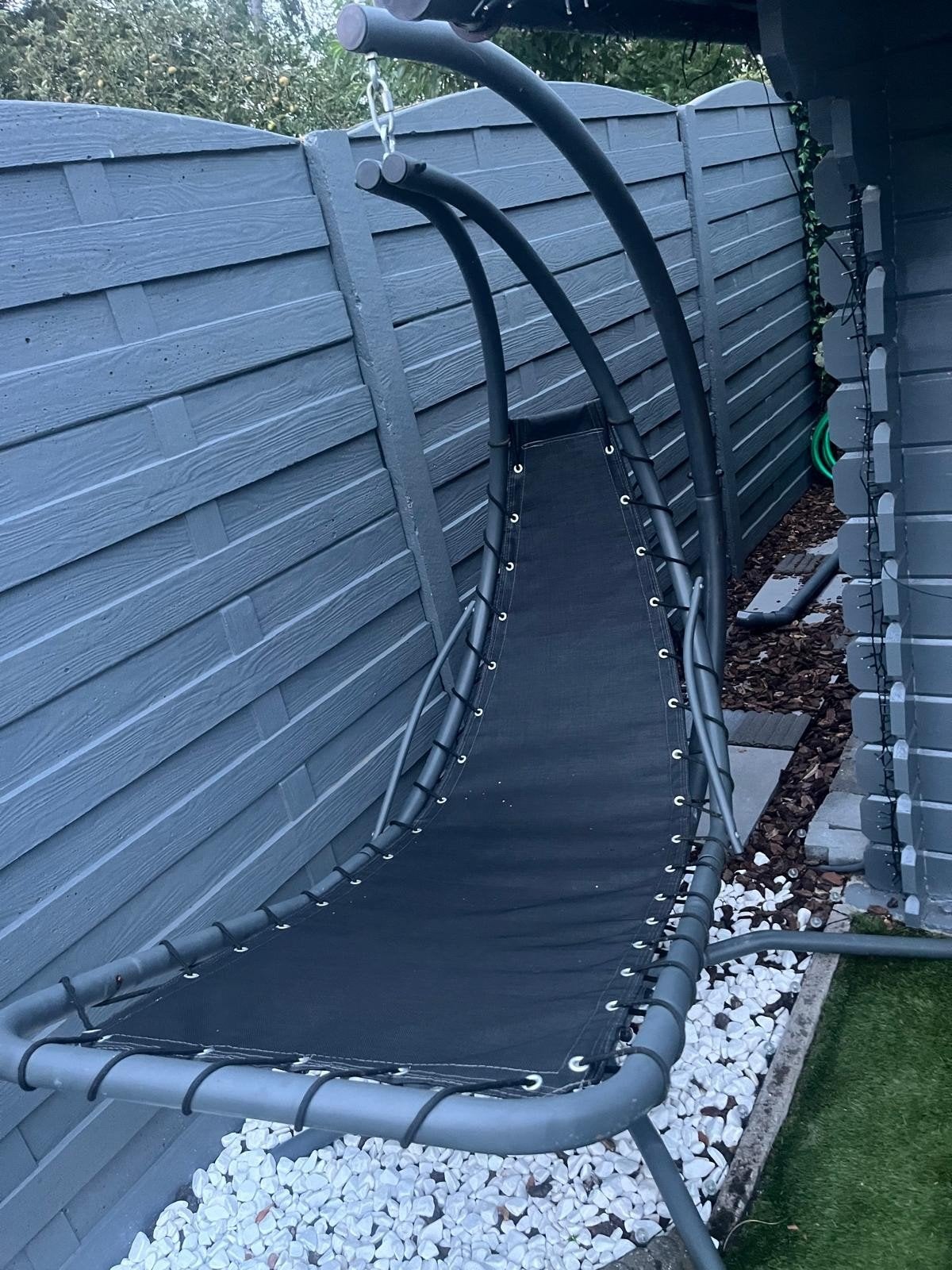 1-persoon schommel te koop, Tuin en Terras, Ophalen, Gebruikt, Met standaard, Eenpersoons