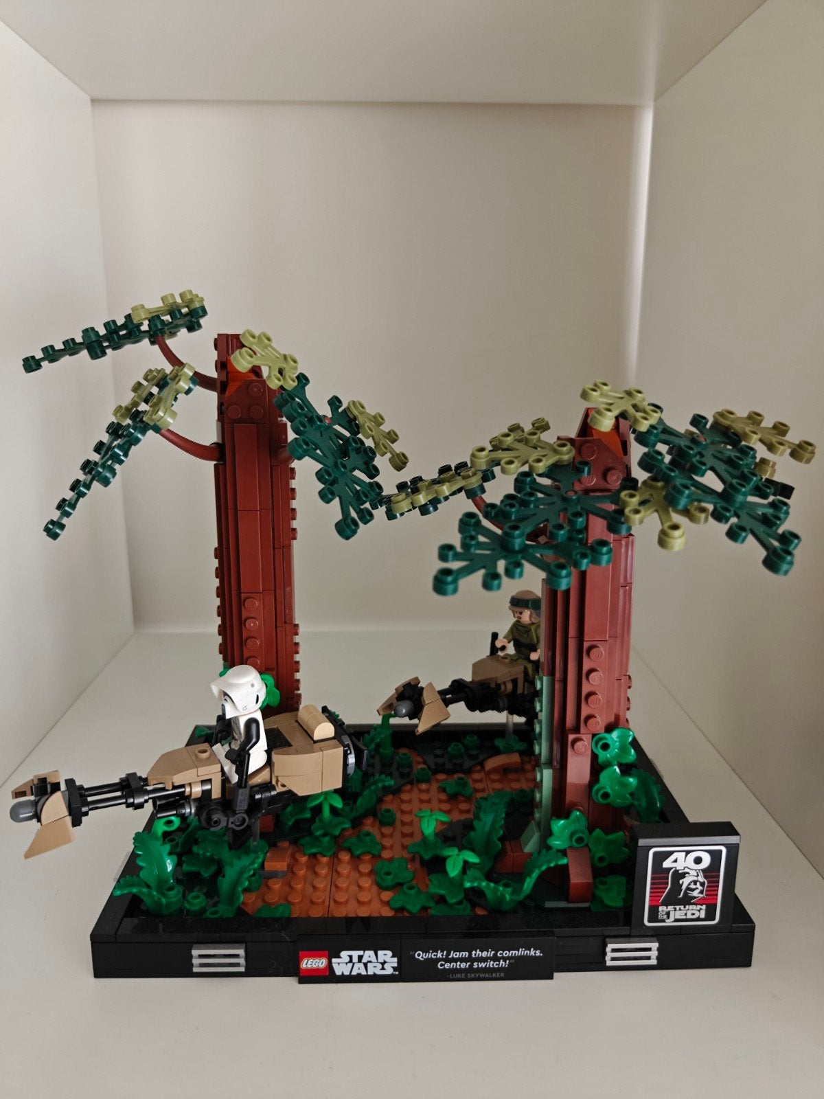 Lego Star Wars - Endor Speeder Chase (gebouwd + handleiding), Gebruikt, Star Wars, Lego, Compleet