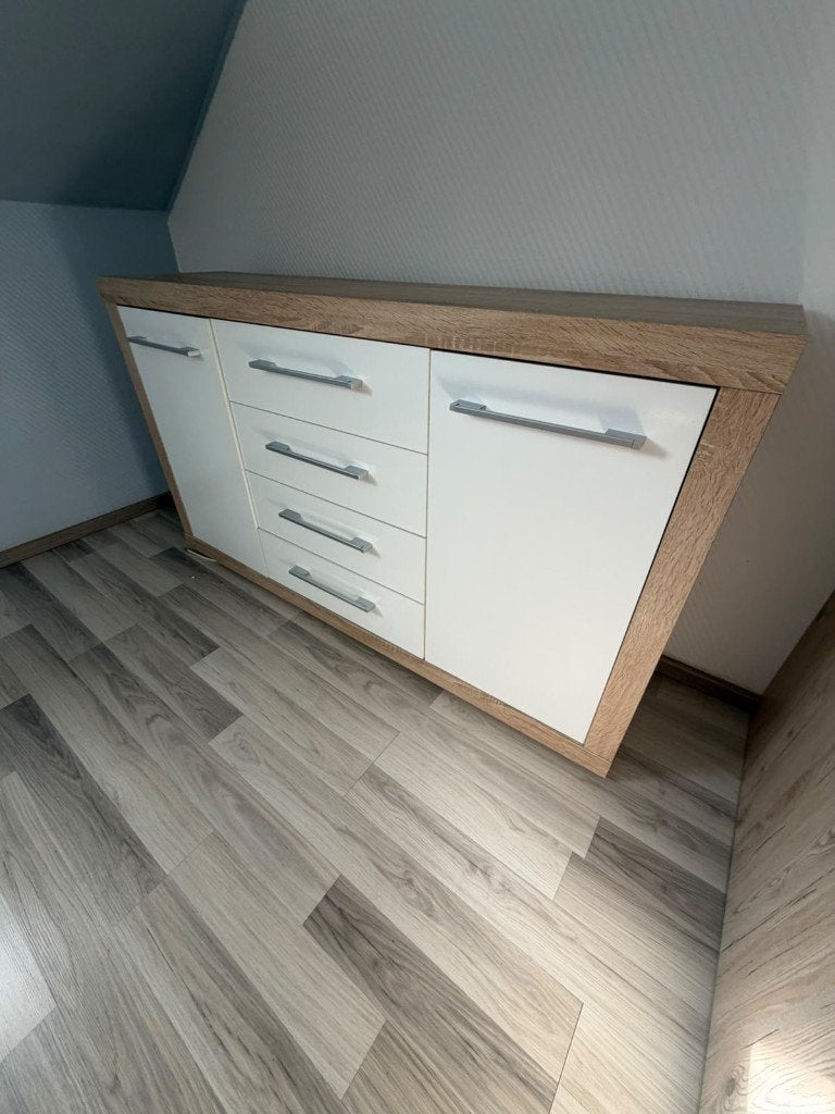 COMMODE 2 PORTES/4TIROIRS, Maison & Meubles, 3 ou 4 tiroirs, 25 à 50 cm, Moins de 100 cm, 150 à 200 cm