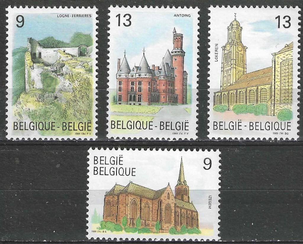 Belgie 1989 - Yvert/OBP 2328-2331 - Toerisme (PF), Verzenden, Postfris, Postfris