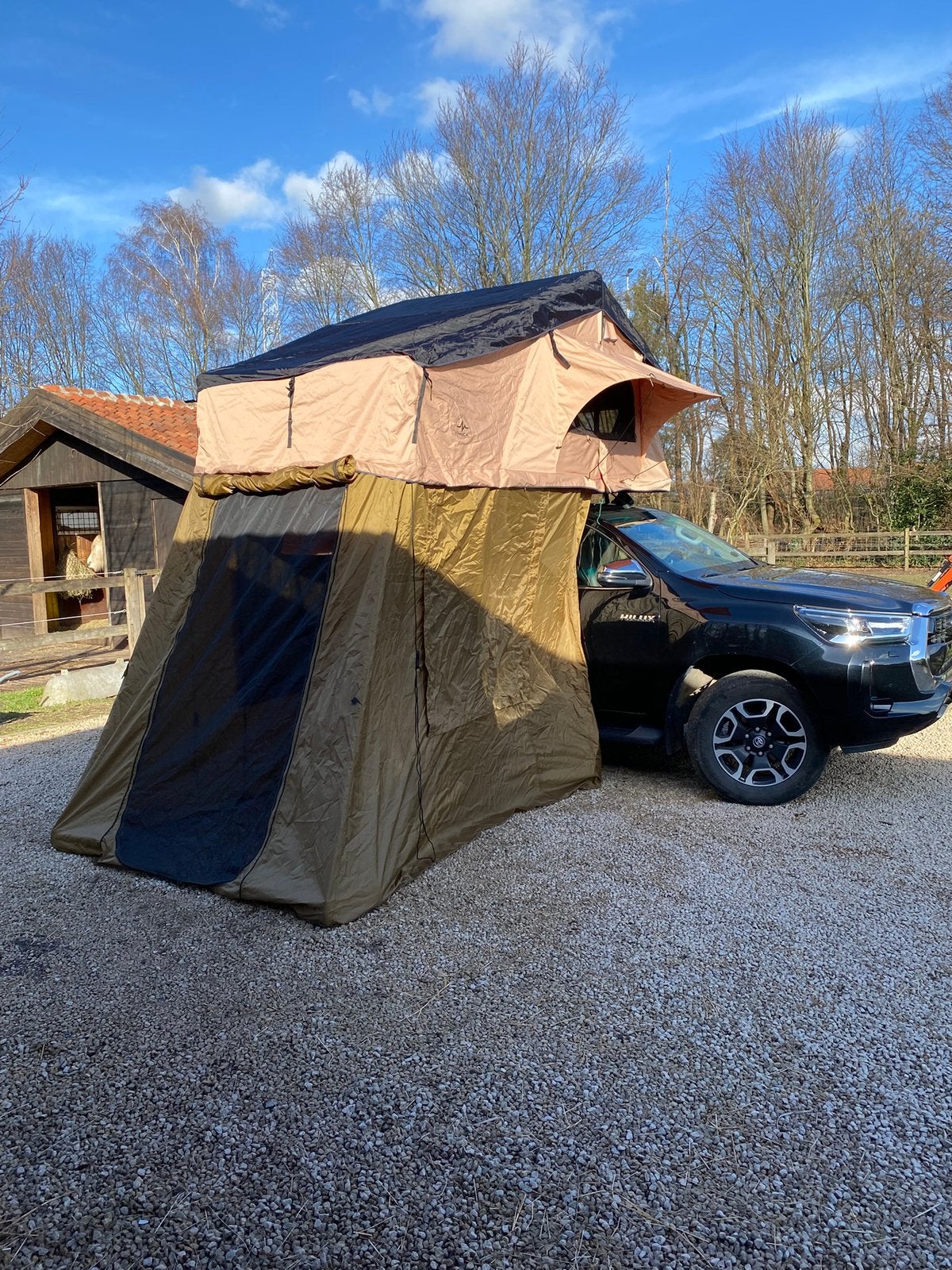 Daktent met ondertent 190cm, Ophalen, Zo goed als nieuw