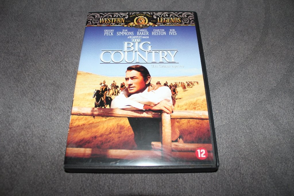 DVD The Big Country, CD & DVD, DVD | Classiques, Enlèvement ou Envoi, Anglais, Drame, Néerlandais