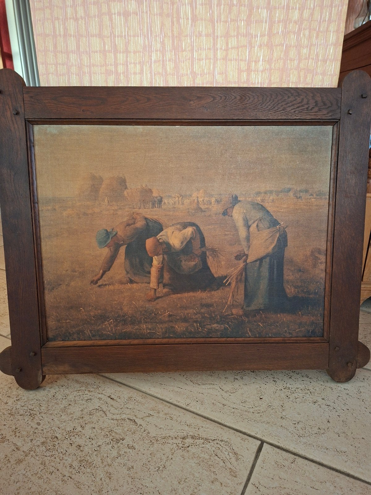 Tableau reproduction, Enlèvement, Bois