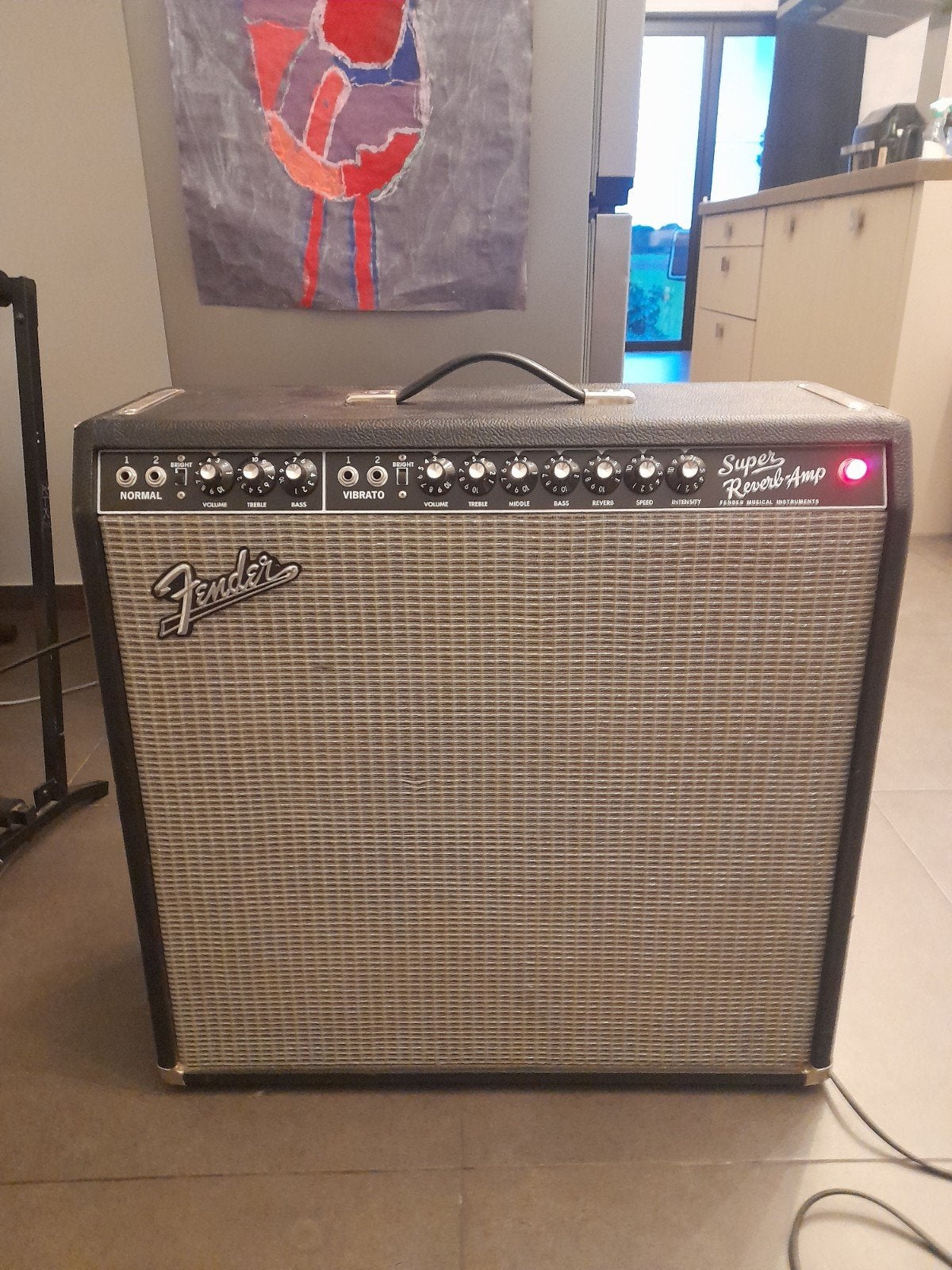 Fender 65' Super Reverb amp, Enlèvement, Utilisé, Moins de 50 watts