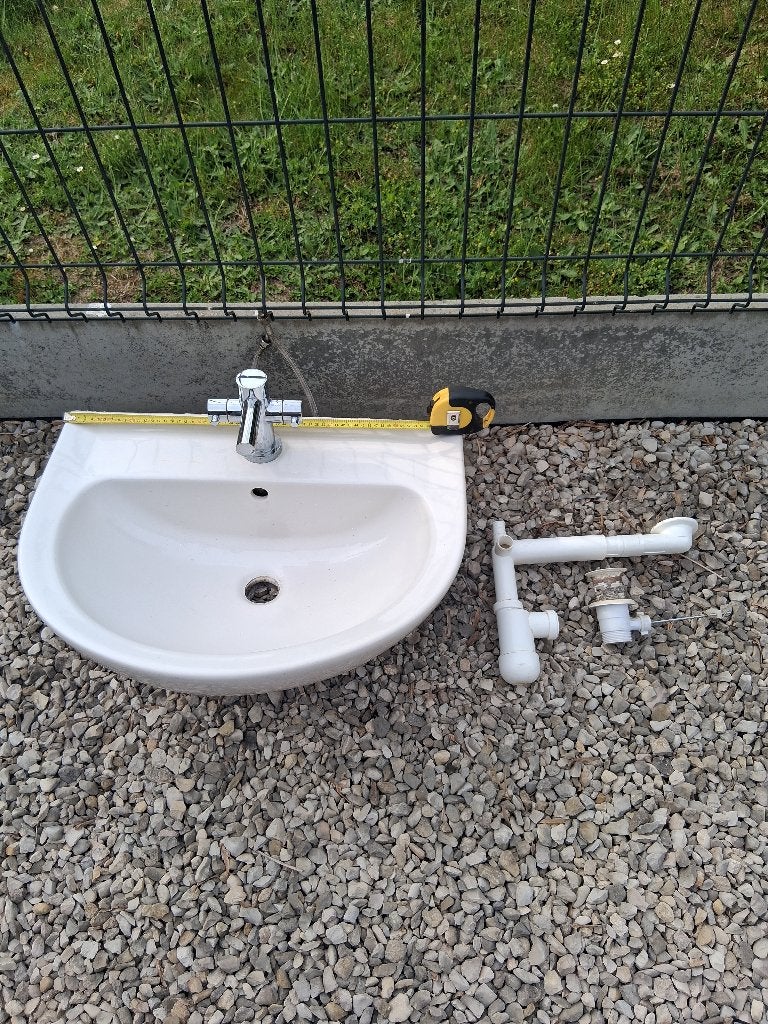 Évier salles de bain, 25 à 50 cm, Lavabo ou Évier, Enlèvement, Utilisé