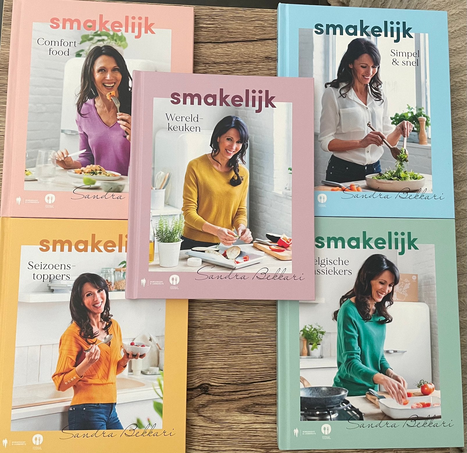 Sandra bekkari smakelijk 5 boeken, Ophalen, Zo goed als nieuw