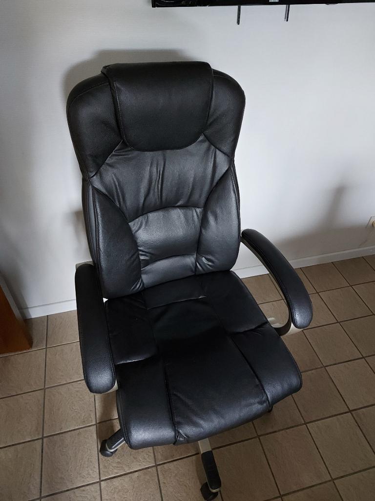 Bureaustoel, zwart, Maison & Meubles, Chaises de bureau, Enlèvement, Comme neuf, Noir, Chaise de bureau