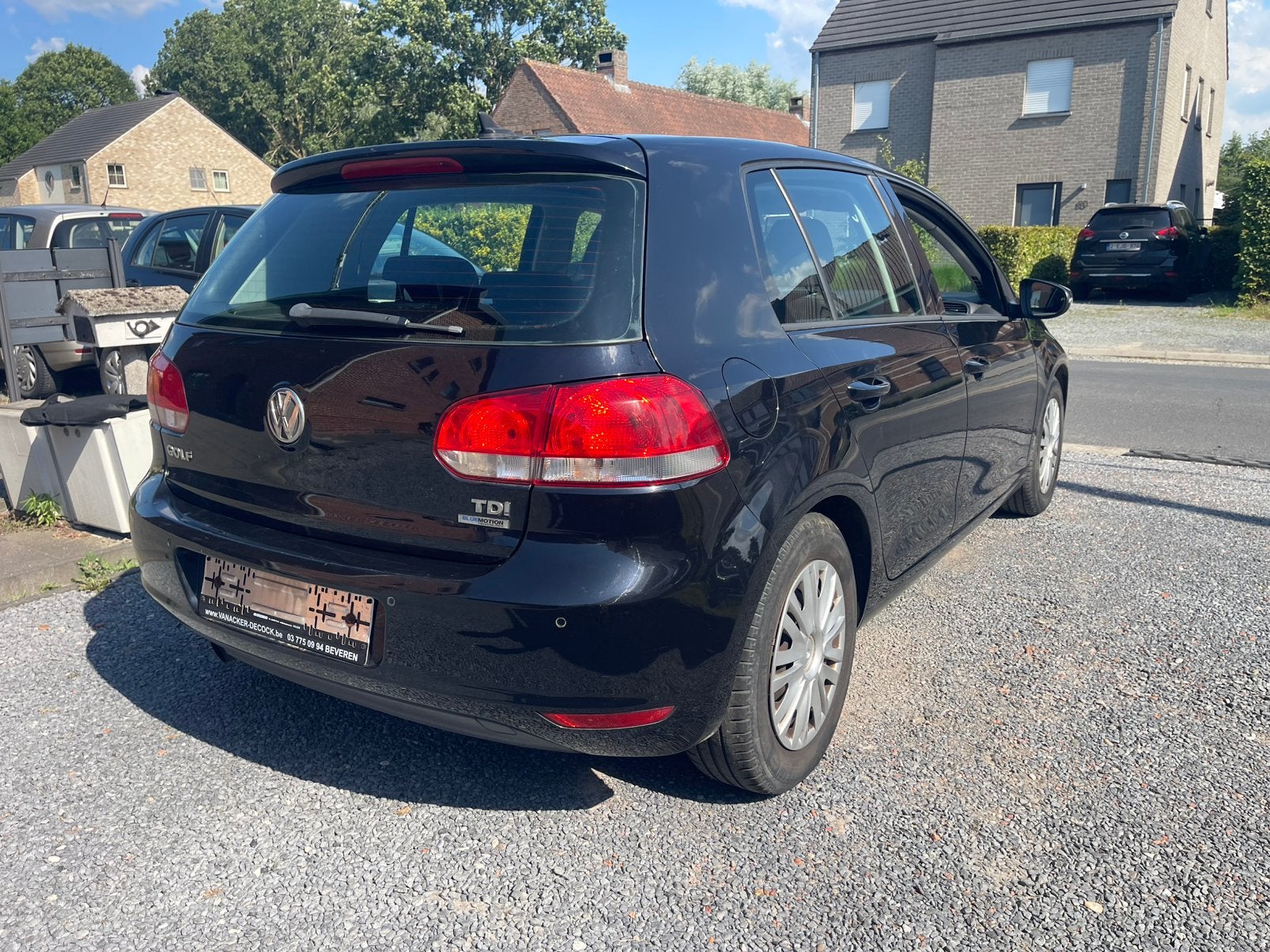 Volkswagen Golf 1.6 CRTDi Bleumotion,Airco,Gps,Sensoren,, Auto's, Volkswagen, Euro 5, 4 cilinders, Zwart, 99 g/km