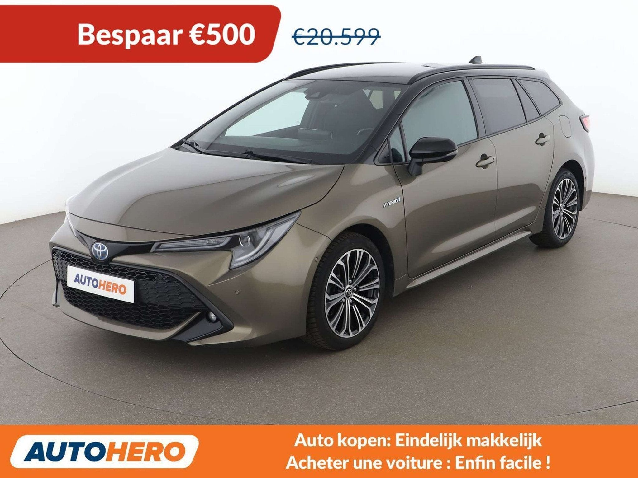 Toyota Corolla 1.8 Hybrid Design (bj 2020, automaat), Gebruikt, Overige kleuren, Corolla, Elektrisch