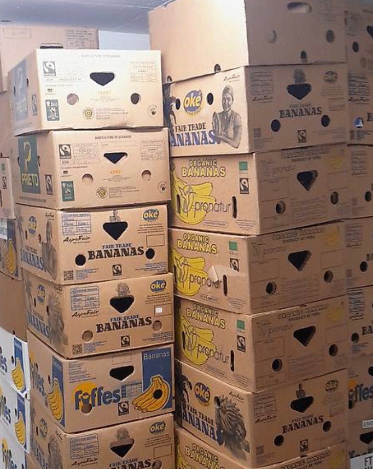 Cartons à bananes, Enlèvement, Comme neuf
