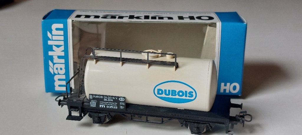 SNCB/NMBS MARKLIN WAGON CITERNE *DUBOIS*HO*AC, Analogique, Courant alternatif, Wagon, Utilisé