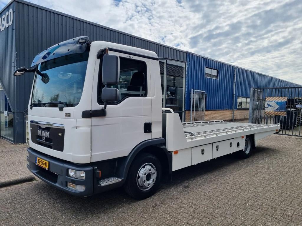 MAN TGL 8.180 TIJHOF Abschlepp 7.5t MMAT 18750kg 6.5m platfo, Auto's, Automaat, Euro 5, Achterwielaandrijving, 179 pk