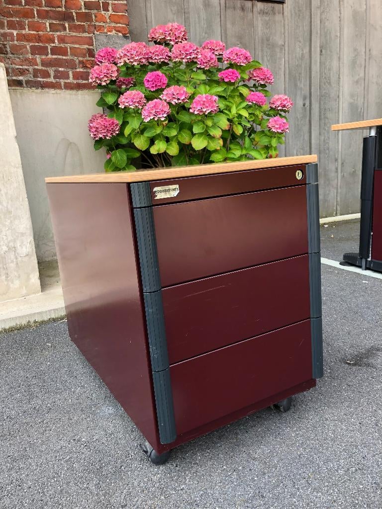 verrijdbaar Ladeblok 2 of 3 laden 62 x 43 x 76 cm, Huis en Inrichting, Kasten | Ladekasten, Ophalen, Gebruikt, Metaal