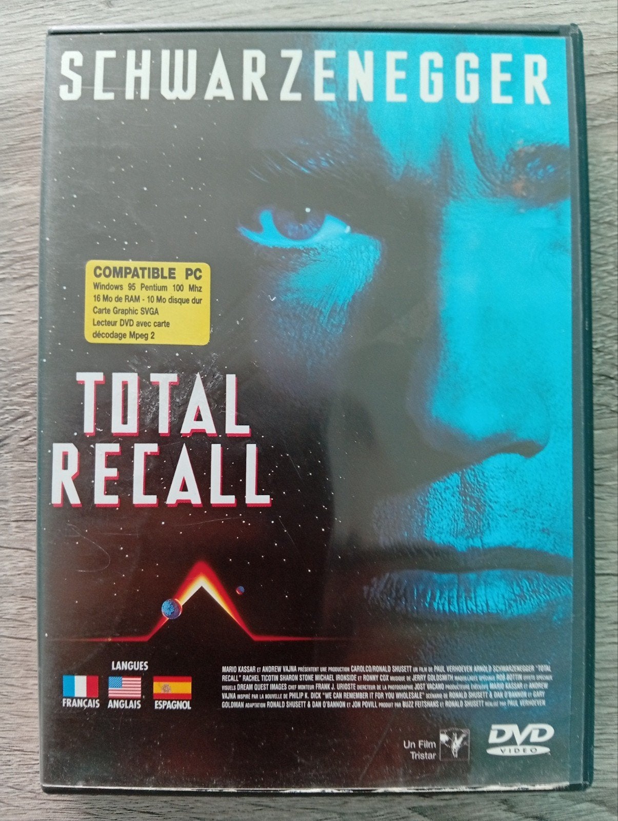 Total recall aktie dvd Arnold schwarzenegger, Ophalen of Verzenden, Spaans, Spaans