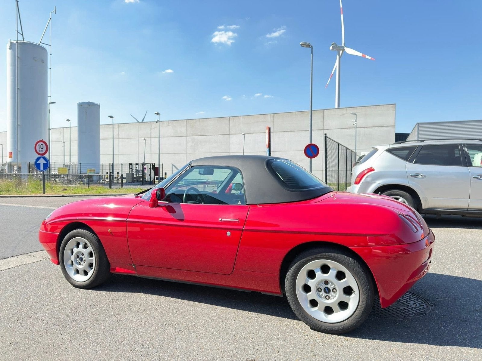 Fiat Barchetta 1.8 16V Cabrio Hardtop Oldtimer   Garantie, Auto's, Testrit aan huis, Zwart, 4 cilinders, Cabriolet
