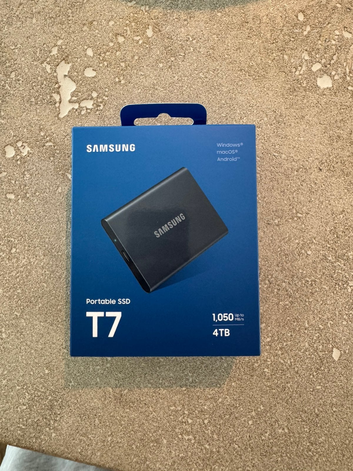 Samsung SSD 4TB T7, Computers en Software, Harde schijven, Ophalen, Zo goed als nieuw, SSD