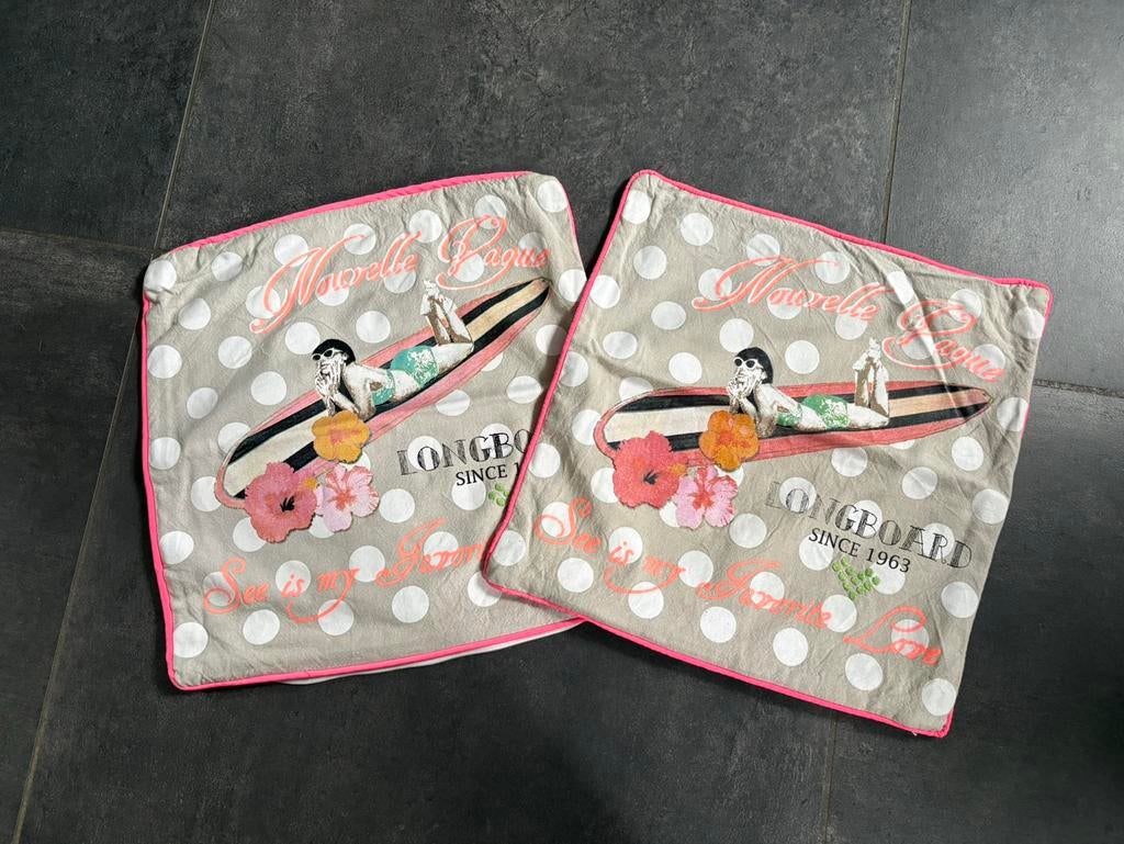 Housses de coussin 40x40 Maison du monde, Enlèvement, Comme neuf