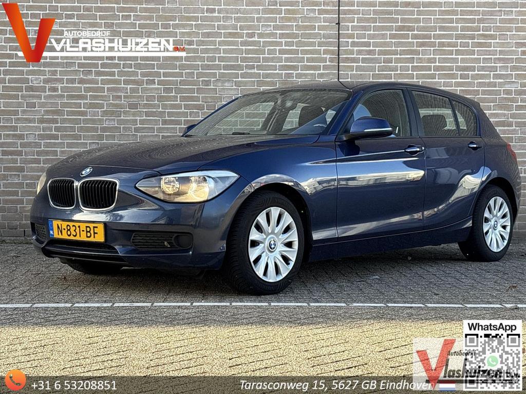BMW 114 1-serie 114i Business | Airco | Stoelverwarming | PD, Auto's, BMW, 1 Reeks, Blauw, 127 g/km, Start-stop-systeem