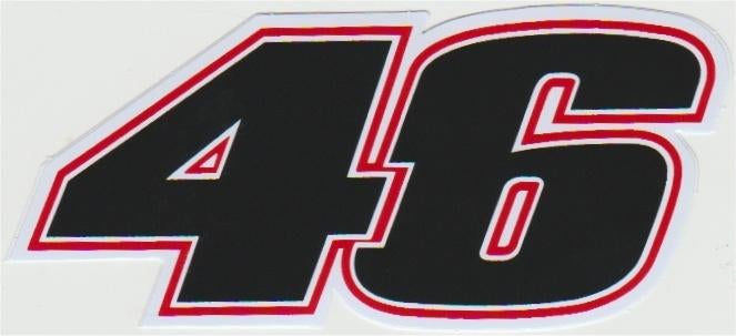 Valentino Rossi, The Doctor, 46 sticker #36, Motoren, Verzenden