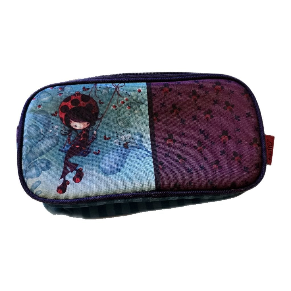 Trousse Ketto Design violette a deux compartiments, Enlèvement, Utilisé