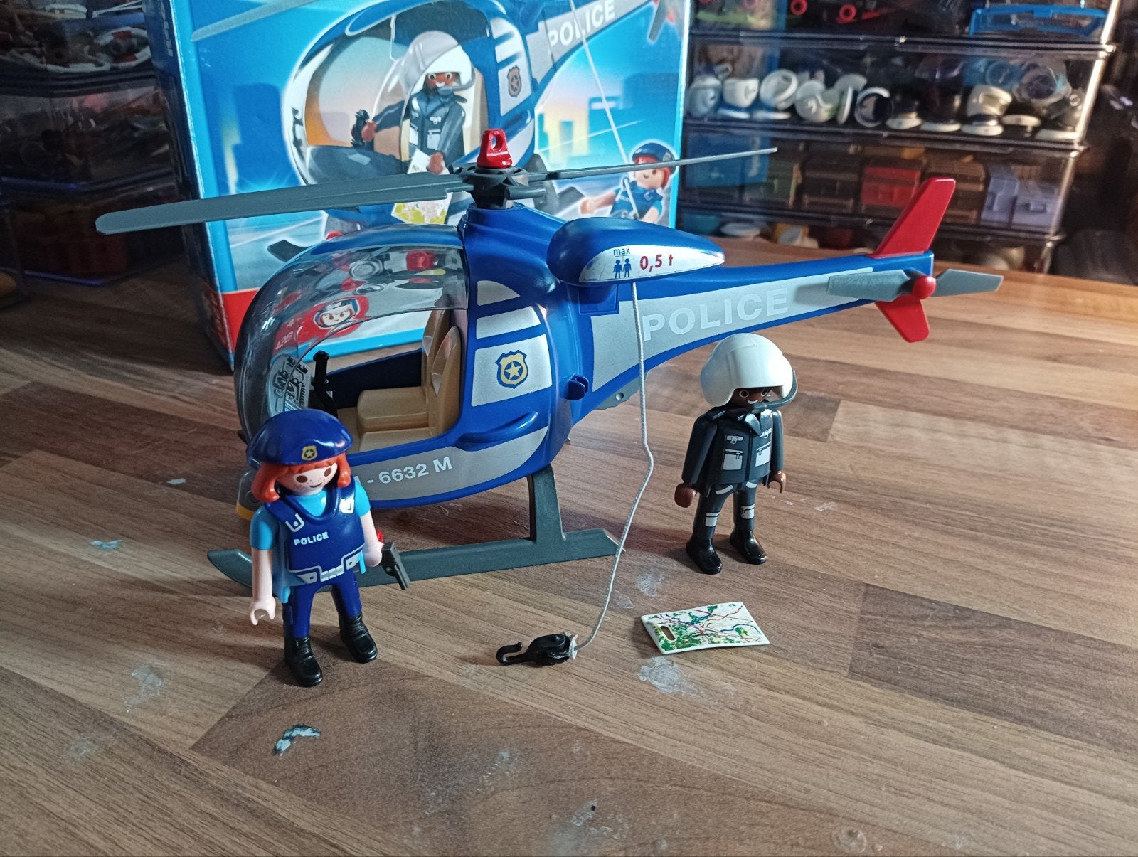 Playmobil City Action 4267 hélicoptère de police, Enfants & Bébés, Enlèvement ou Envoi, Comme neuf, Kit complet, Véhicule